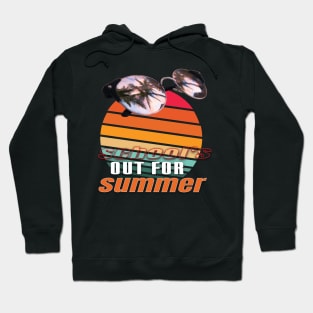 cute retro last day of school school's out for summer teacher Hoodie